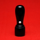 開運手彫り印鑑 法人実印 上芯持黒牛角